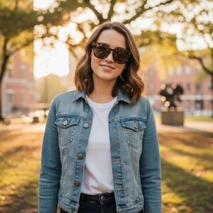 QUAY Australia Polorized Tortoise Shell Patterned Sunglasses